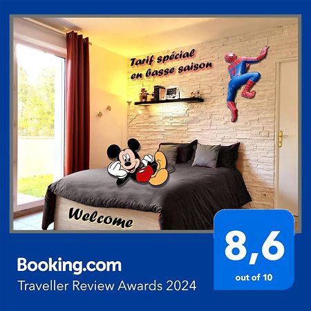 Appartement Avec Salle De Jeux Privee,10Min De Disney Transport En Commun 6 Couchages 샹틀루 앙 브리 외부 사진