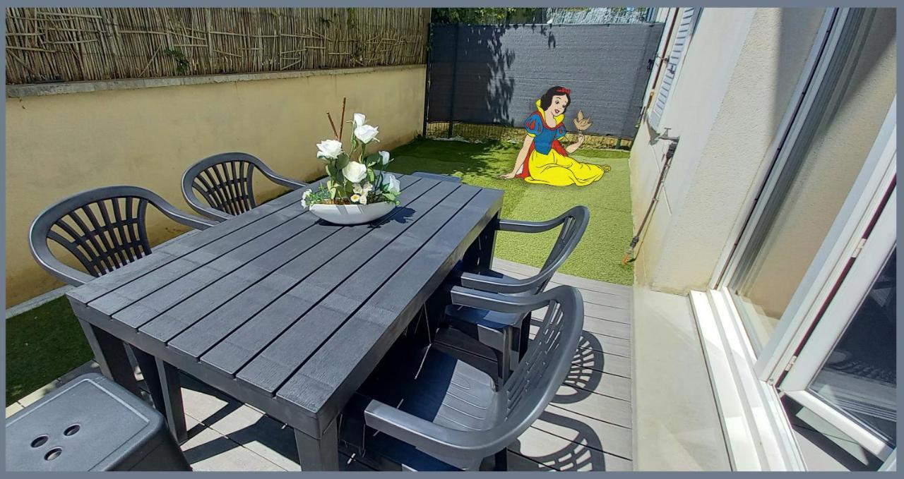Appartement Avec Salle De Jeux Privee,10Min De Disney Transport En Commun 6 Couchages 샹틀루 앙 브리 외부 사진